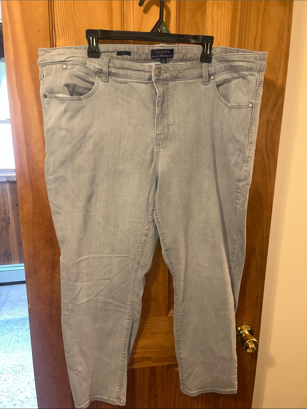 Talbots Light Wash Straight Leg Jeans